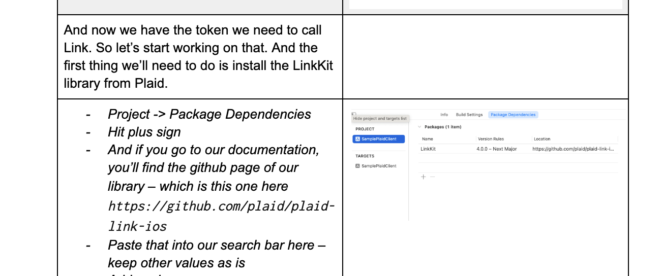 Sample hybrid script
