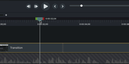 Animated demonstration of adjusting clip speed in Camtasia